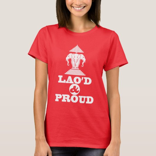LAO'S D & PROUD T-SHIRT (Voorkant)