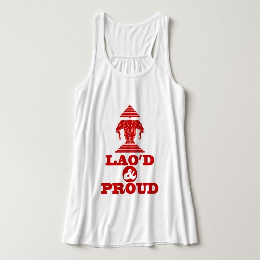 LAO'S D & PROUD TANKTOP (Design voorkant)
