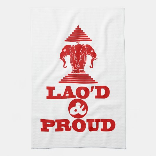 LAO'S D & PROUD THEEDOEK (Verticaal)