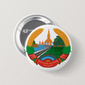 laos embleem ronde button 5,7 cm (Voorkant /achterkant)