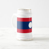 Laos Flag Bierpul (Voorkant links)