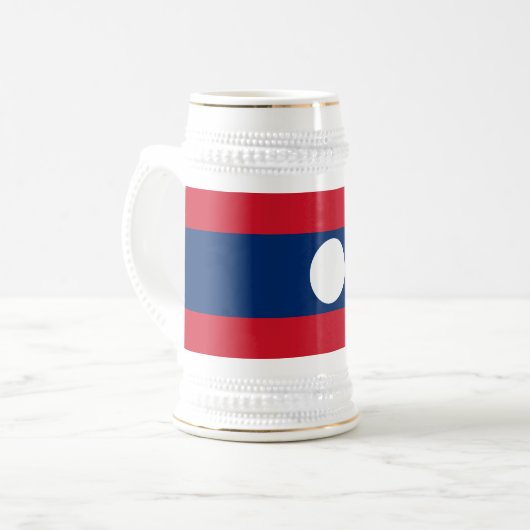 Laos Flag Bierpul (Voorkant links)