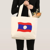 Laos Flag Canvas tas (Voorkant (product))