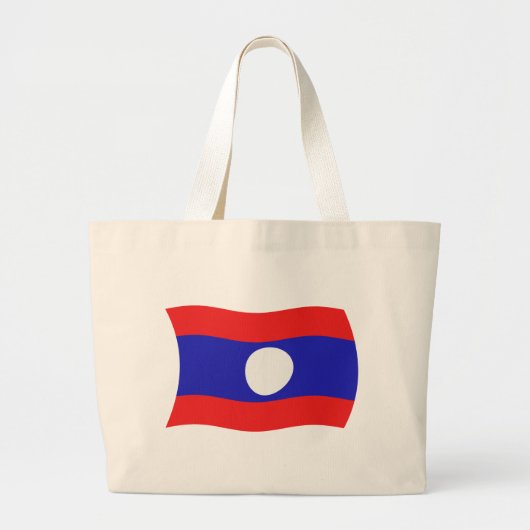 Laos Flag Canvas tas (Voorkant)