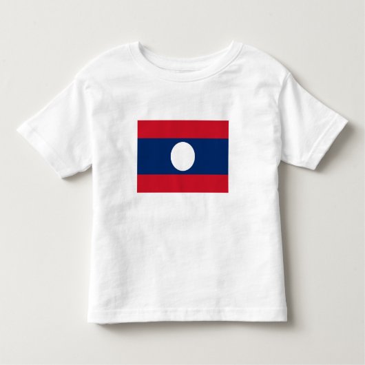 Laos Flag Kinder Shirts (Voorkant)