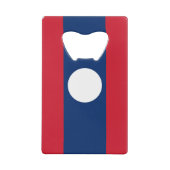 Laos Flag Kredietkaart Flessenopener (Achterkant)
