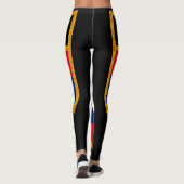 Laos Flag Leggings (Achterkant)