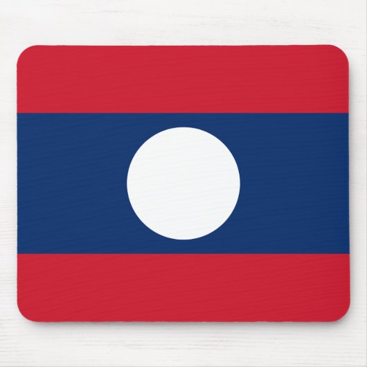 Laos Flag Muismat (Voorkant)