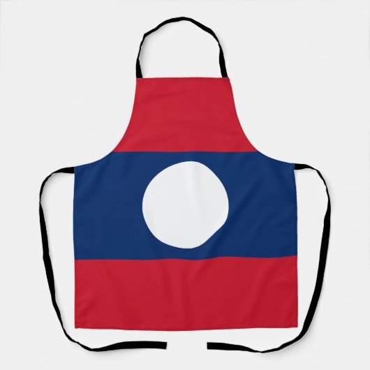 Laos Flag Schort (Voorkant)