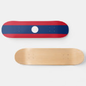 Laos Flag Skateboard (Horizontaal)