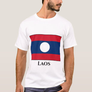 Laos Flag T-shirt