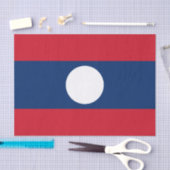 Laos Flag Tissuepapier (Craft)