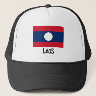 Laos Flag Trucker Pet
