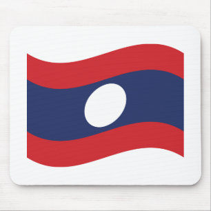 Laos Flag Wave Muismat