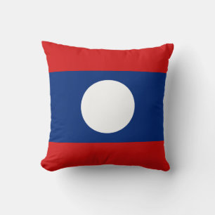 Laos Flag x Vlag Pillow Kussen