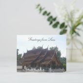 laos greetings briefkaart (Staand voorkant)