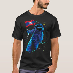 Laos Heritage Laosian Astronaut Moon T-shirt