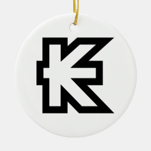 Laos Kip Lao/Laotian Money Sign Keramisch Ornament