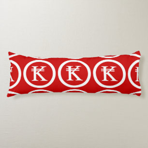 Laos Kip Lao/Laotian Money Sign Lichaamskussen