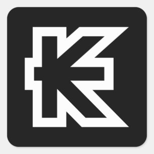 Laos Kip Lao/Laotian Money Sign Vierkante Sticker