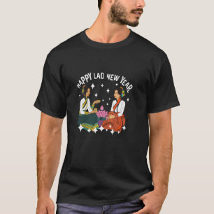 Laos Laos Laotiaans Meisje Vrouw Gelukkig Laotiaan T-shirt