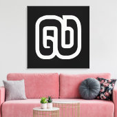 Laos / Laos Number Nine / 9 / ໙ (Kao/Gao) Laotiaan Canvas Afdruk (Insitu (Woonkamer))