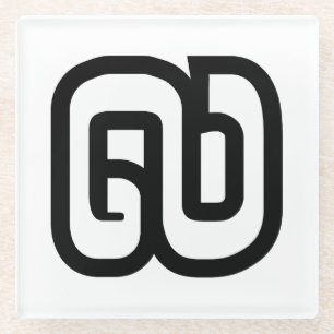 Laos / Laos Number Nine / 9 / ໙ (Kao/Gao) Laotiaan Glazen Onderzetter