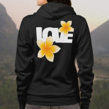 Laos Liefde Frangipani Bloem Wit op Zwart