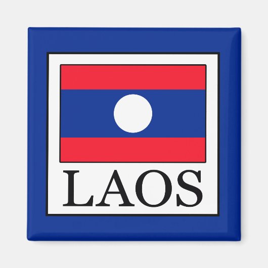 Laos Magneet (Voorkant)