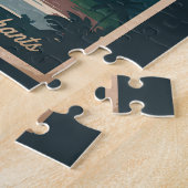 Laos Pha That Luang Illustration Travel Art Legpuzzel (Zijkant)