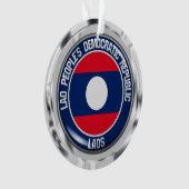 Laos Round Emblem Ornament (voorkant)