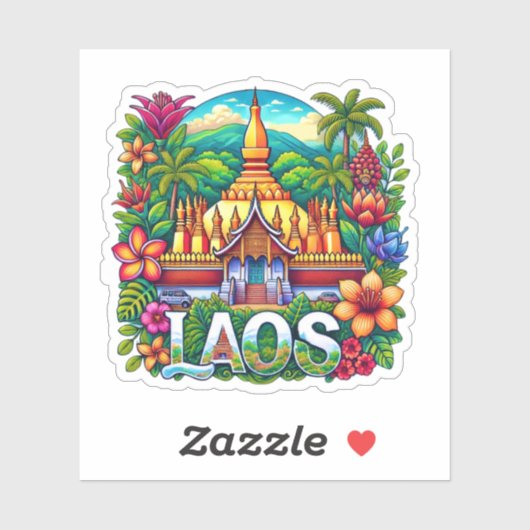 Laos Sticker (Vel)