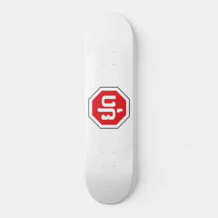 Laos Traffic STOP-teken ⚠ YOOT in Laotiaanse taal Skateboard