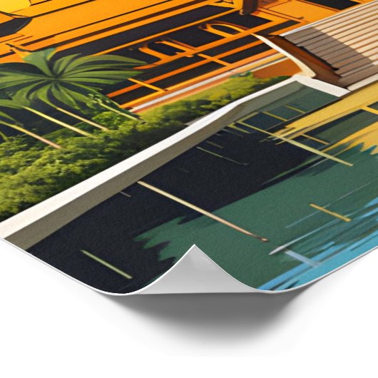 Laos Travel Poster (Hoek)