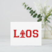 LAOS UNIVERSITEIT BRIEFKAART (Staand voorkant)