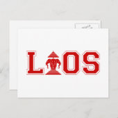 LAOS UNIVERSITEIT BRIEFKAART (Voorkant / Achterkant)