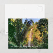 Laos, Vang Vieng, Kaeng Nyui Waterfall Briefkaart (Voorkant / Achterkant)