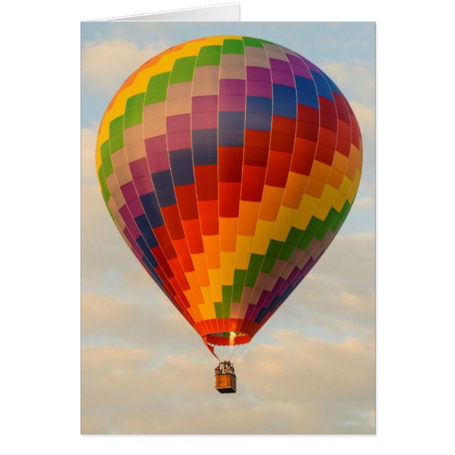 Laos, Vang Vieng. Luchtballon (Voorkant)