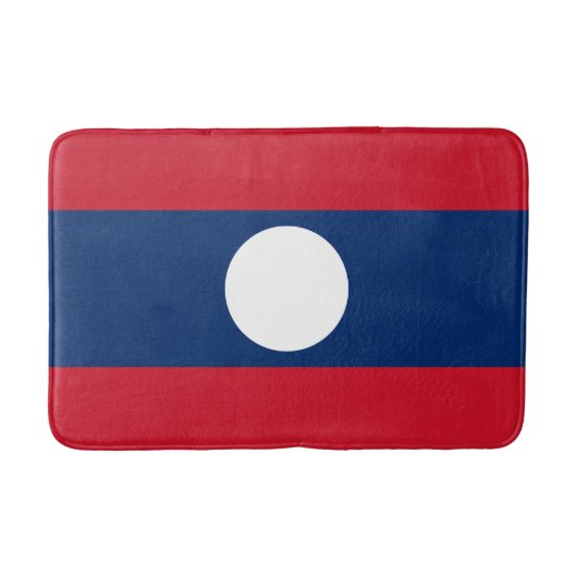 Laos Vlag Badmat (Voorkant)