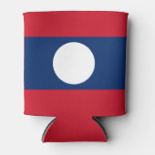 Laos Vlag Blikjeskoeler (Voorkant)