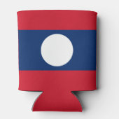 Laos Vlag Blikjeskoeler (Achterkant)