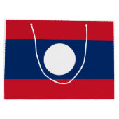 Laos Vlag Groot Cadeauzakje (Achterkant)