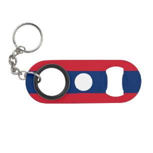 Laos Vlag Mini Flessenopener