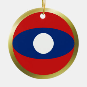Laos Vlag Ornament