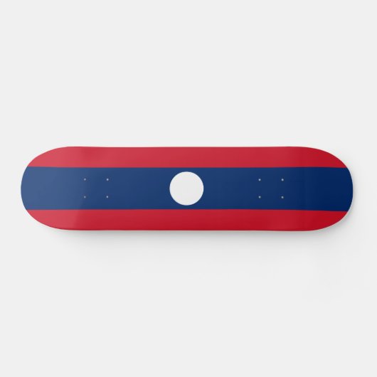 Laos Vlag Skateboard (Horizontaal)