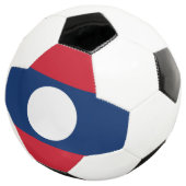 Laos Vlag Voetbal (Drie kwart)