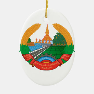 Laos-wapenschild Keramisch Ornament