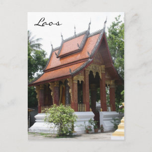 laos wat briefkaart