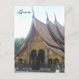 laos wat dak briefkaart