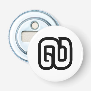 Laotiaans / Laotiaans nummer negen / 9 / ໙ (Kao/Ga Button Flesopener